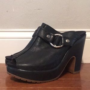 Lucky Brand Veronica Peep Toe Mules